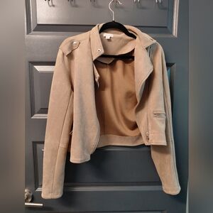 Xhilaration Women's Beige Jacket Sz L